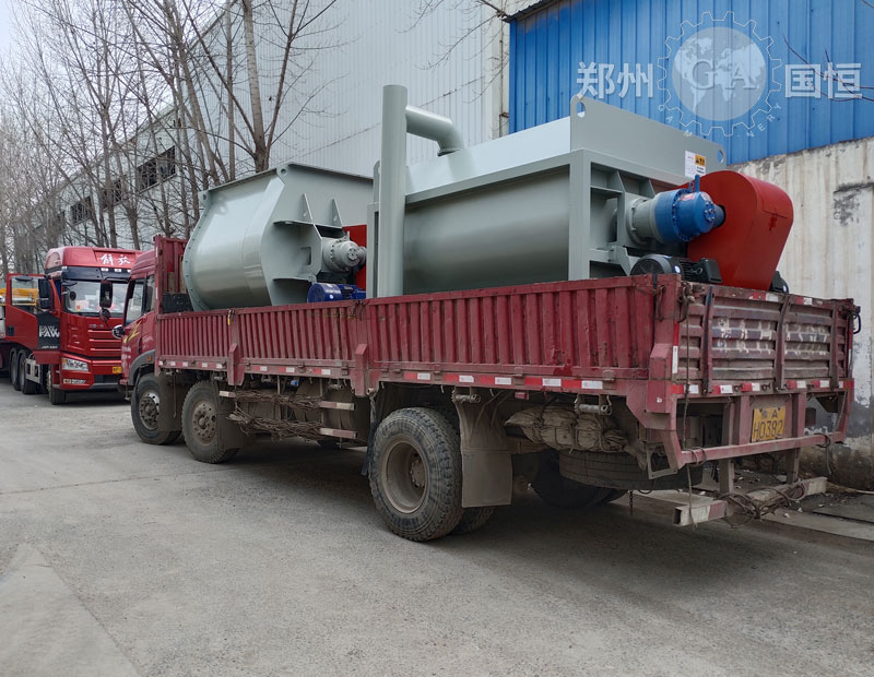 年产10万吨干粉砂浆生产线发往南京